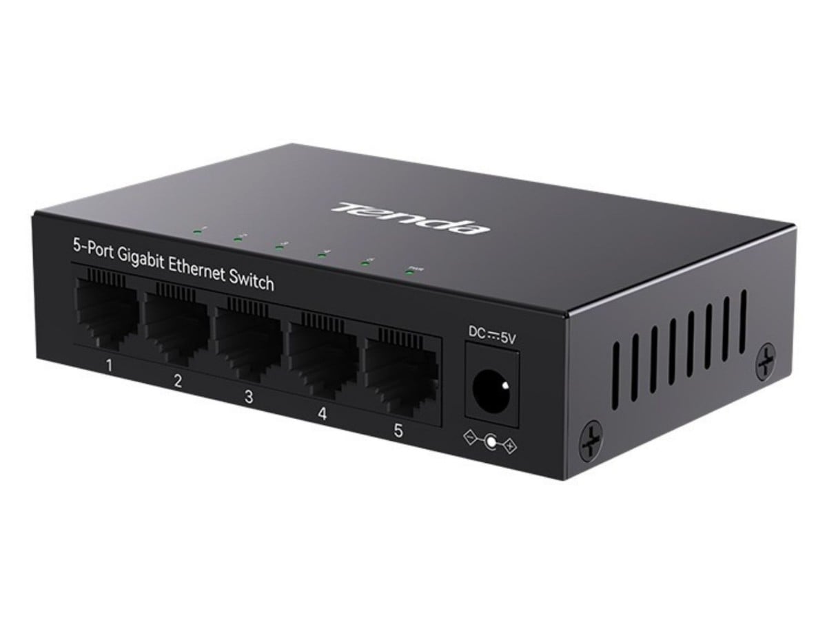 Switch Tenda TEG1005D v4.0, 5 Porturi Gigabit, 10Gbps