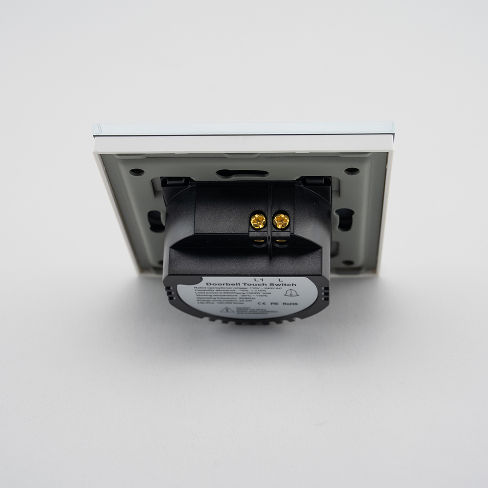 Buton Sonerie Touch Sticla LUXION, Revenire, IP45 - imagine 8