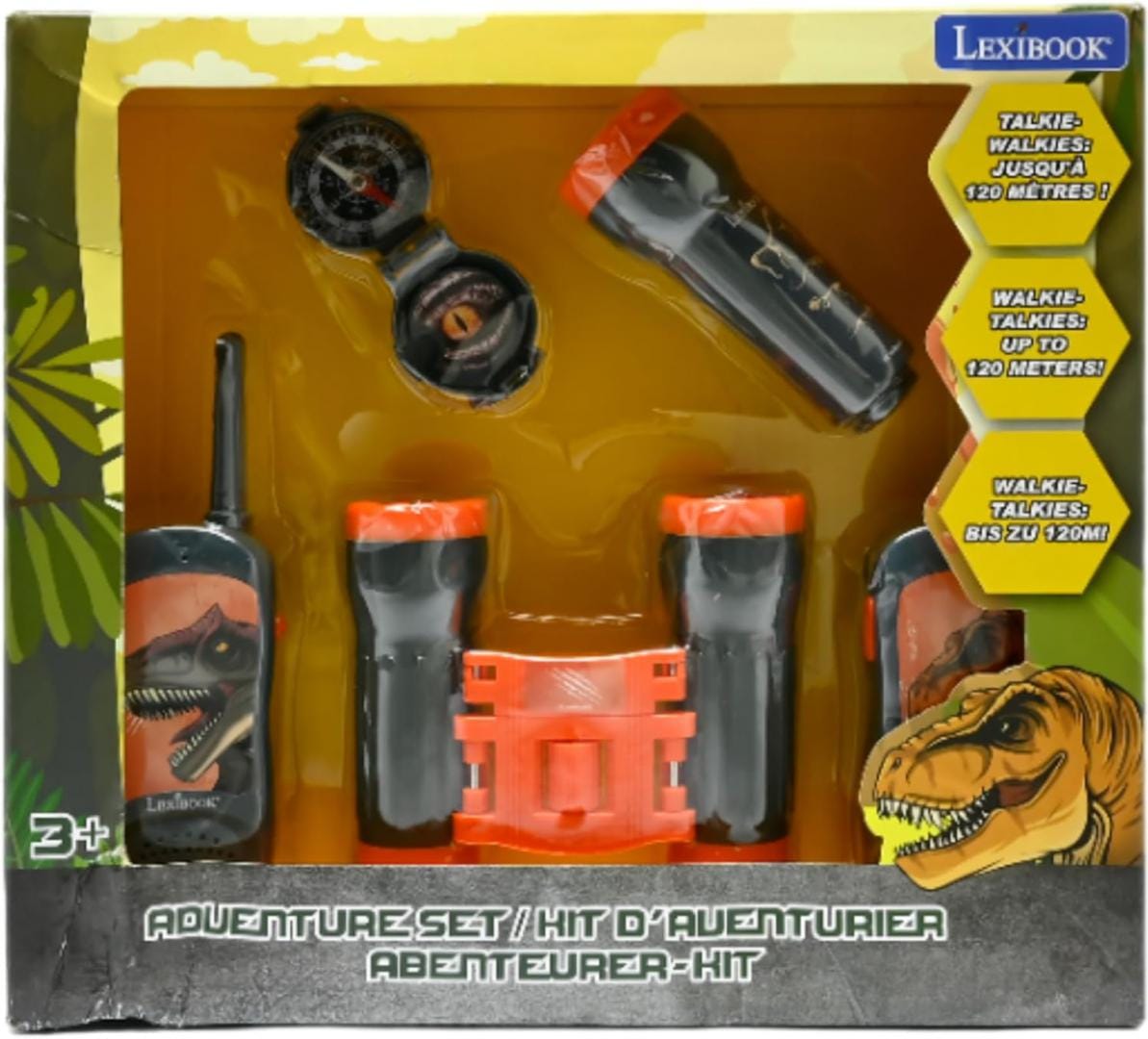 Set Aventură Dinozuri Lexibook - Walkie-Talkie și Accesorii - imagine 2