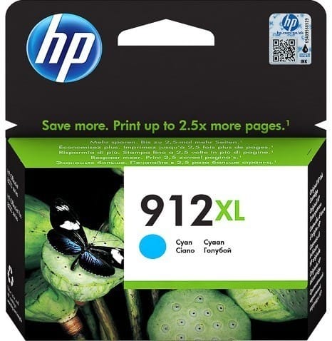 Cartus Original HP 912XL Cyan 3YL81AE - 825 Pagini OfficeJet - imagine 2