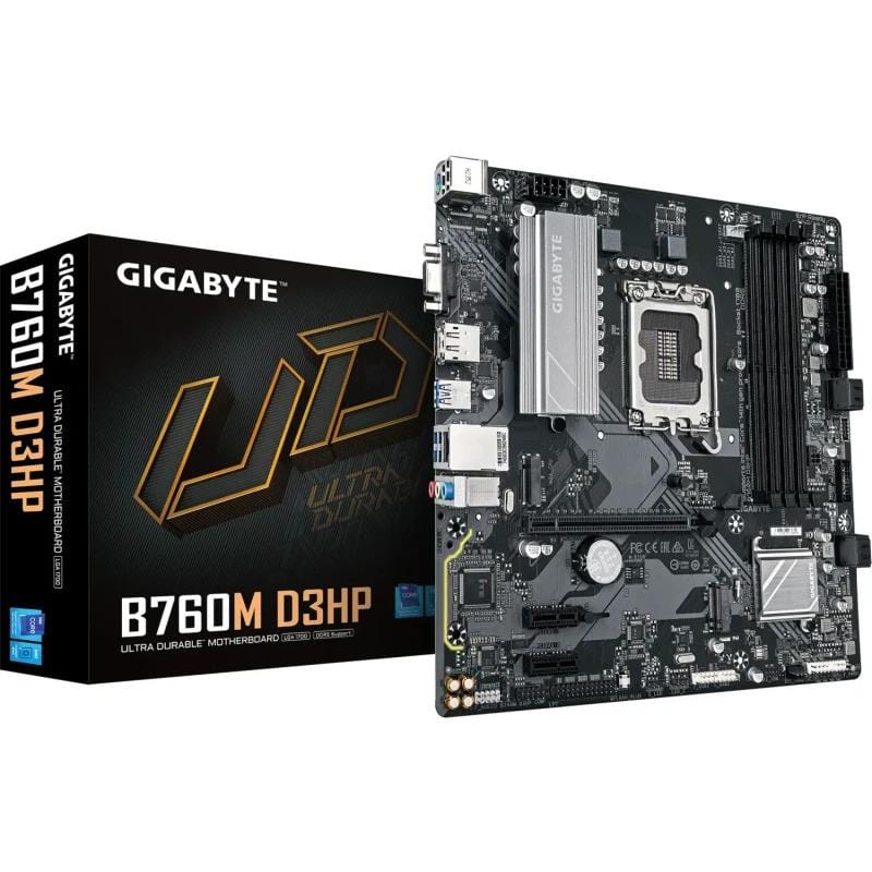 Placă de Bază GIGABYTE B760M D3HP DDR5 mATX LGA1700 - imagine 5