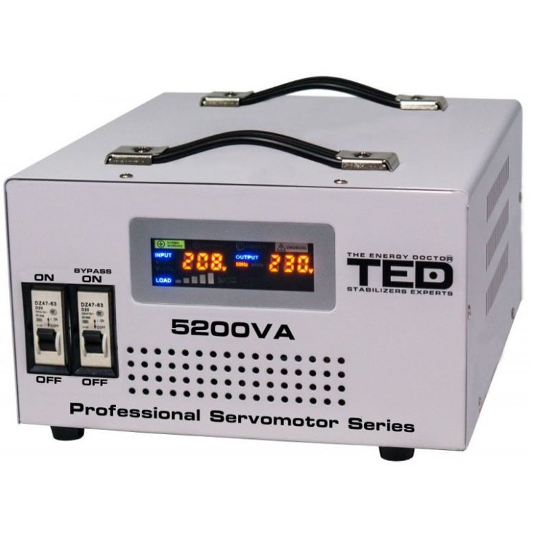 Stabilizator Retea Ted Electric 5200VA cu Servomotor