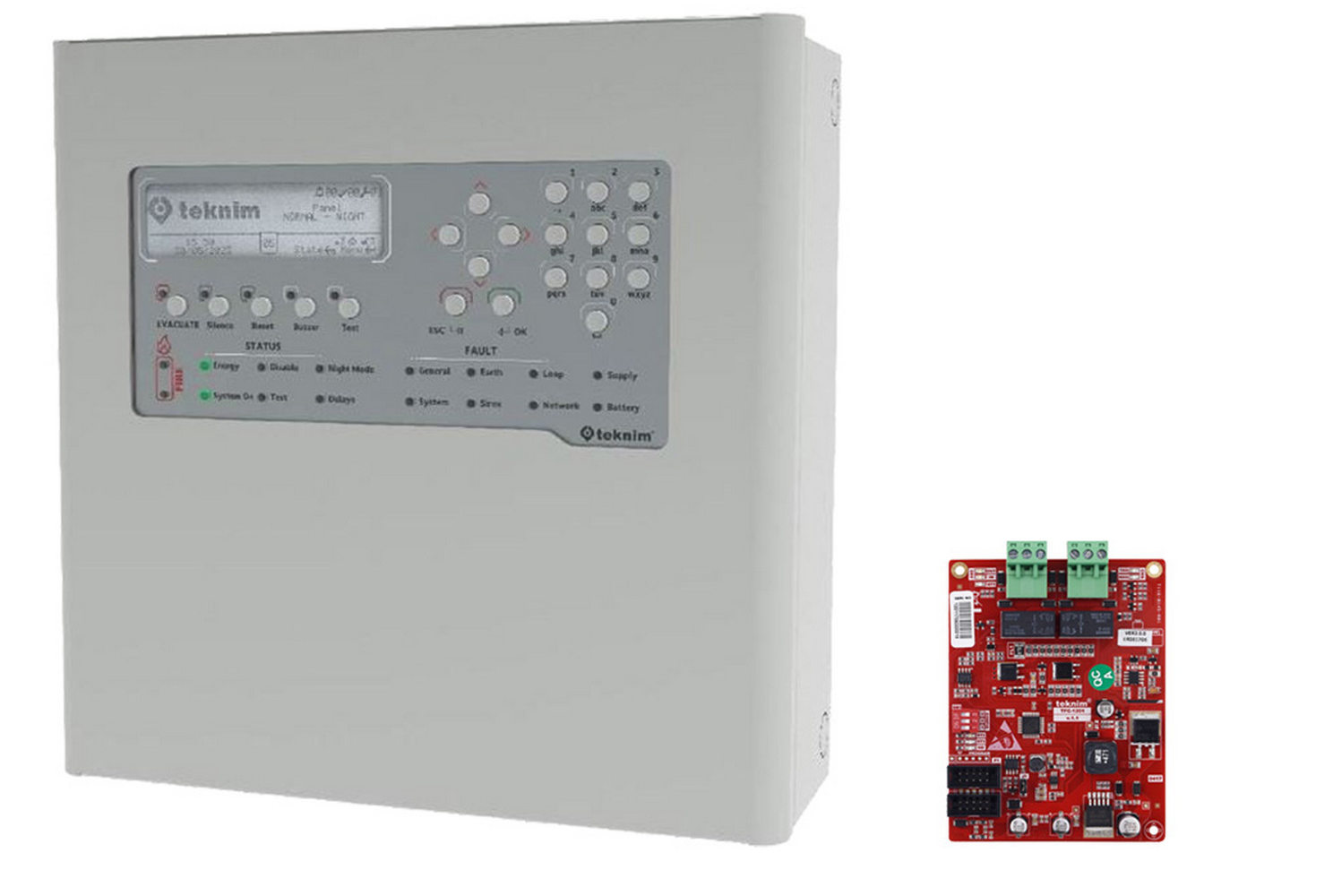 Centrala Adresabila Teknim 72 Zone Antiincendiu
