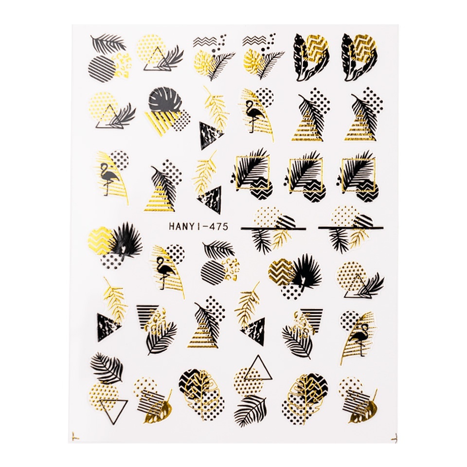 Abtibild Unghii SensoPRO Abstract Tropics