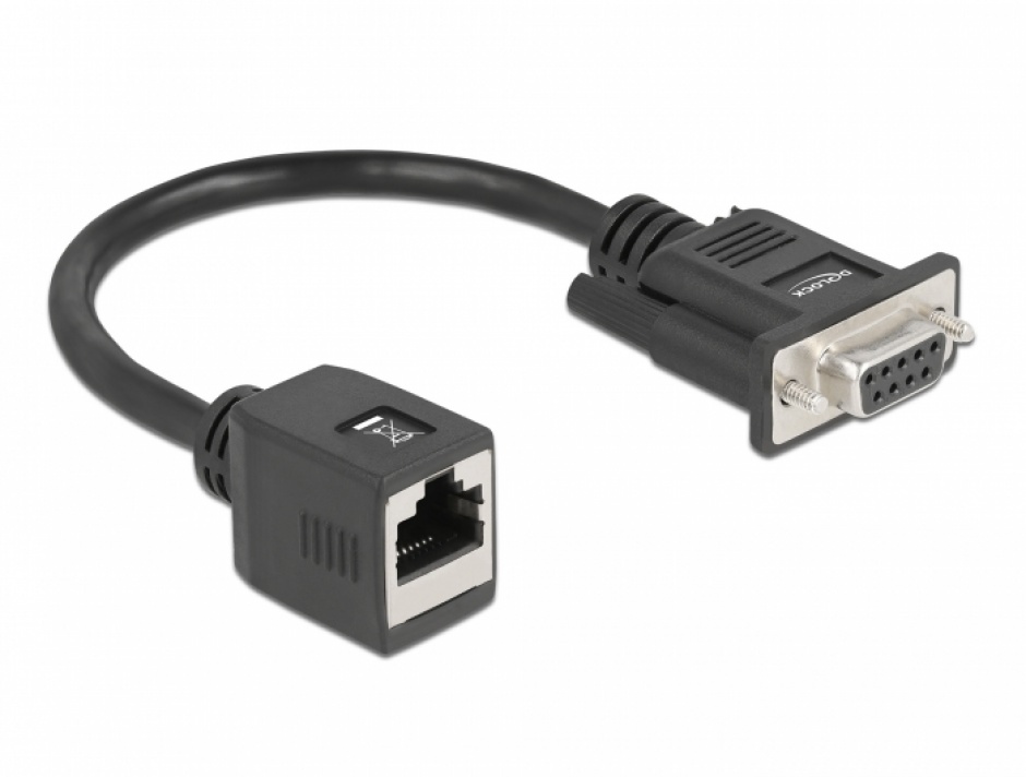 Adaptor Delock RS-232/422/485 DB9 la RJ45
