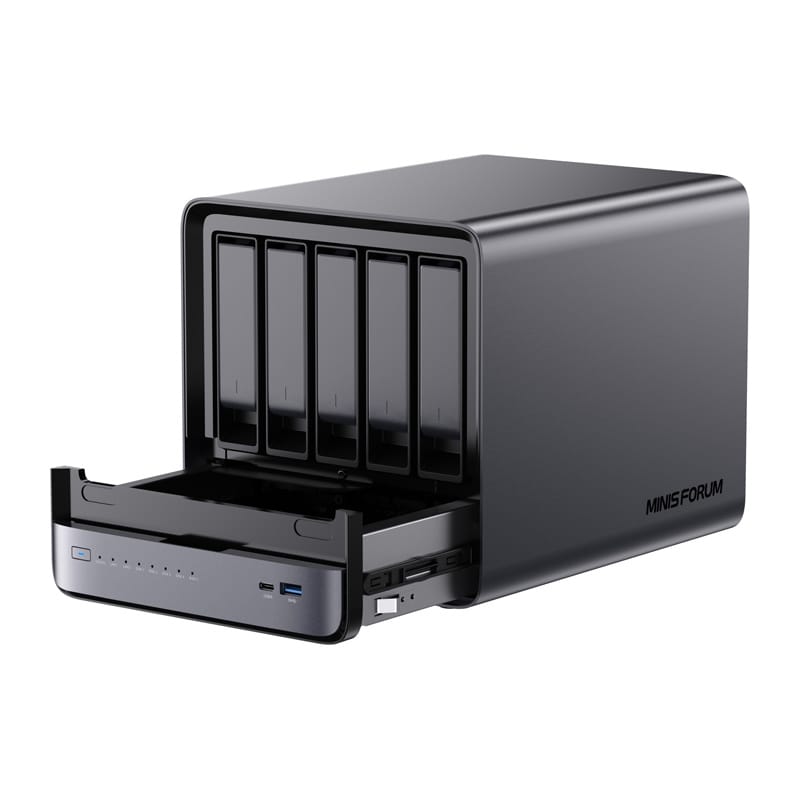 Mini PC MINIS FORUM NAS N5 Pro Ryzen AI 9 HX 370 - imagine 11