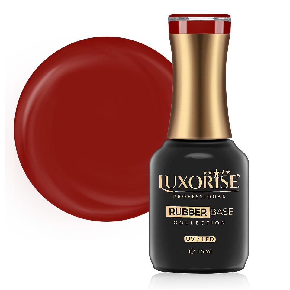 Rubber Base LUXORISE Rusted Romance 15ml - Flexibilă - imagine 2