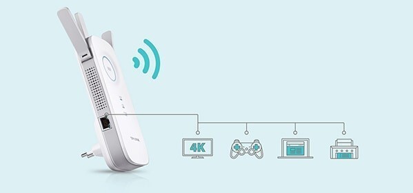 Range Extender TP-LINK RE450 AC1750 Gigabit - Semnal WiFi Puternic - imagine 3