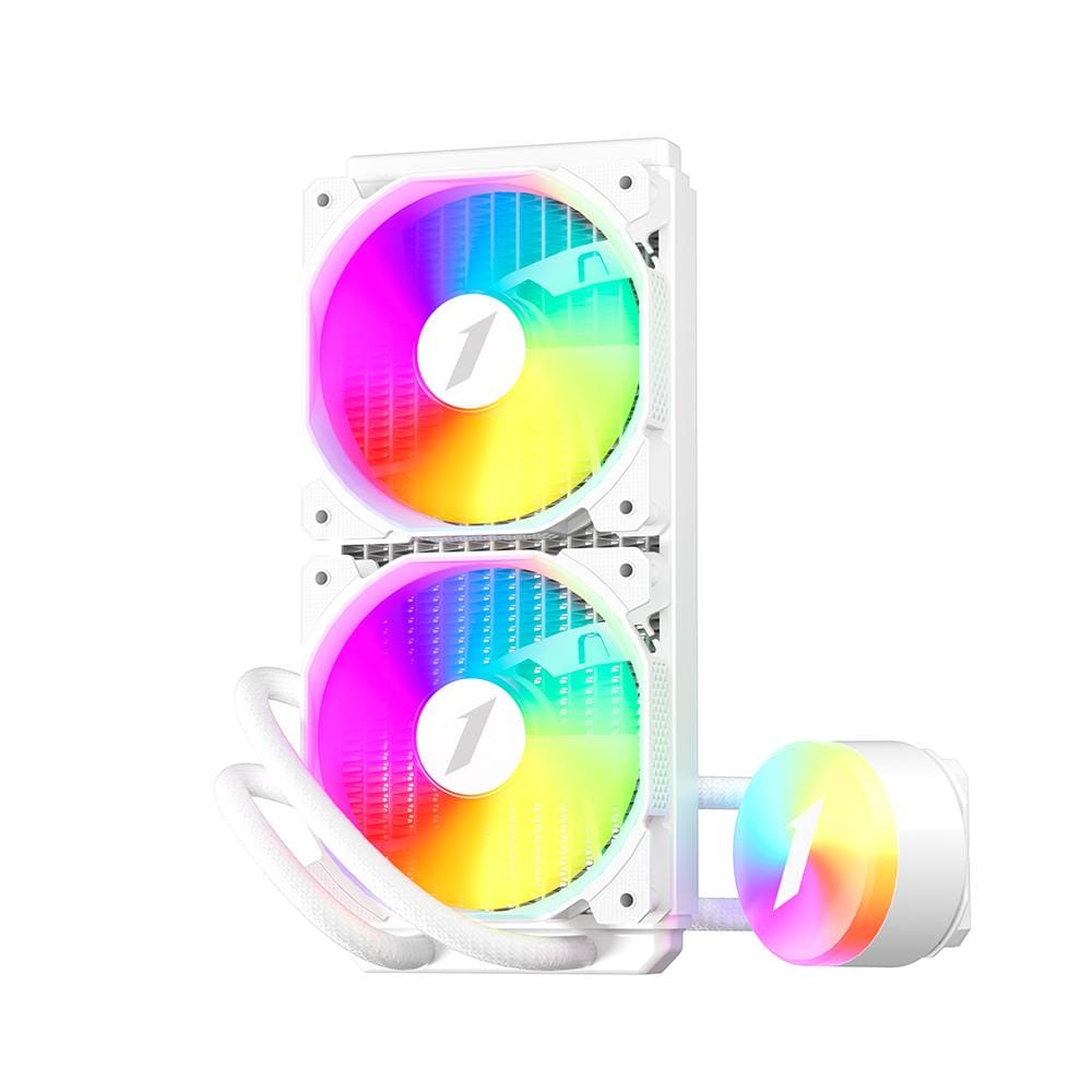 Cooler Procesor 1STPLAYER TS2 240 ARGB Alb | Performanță Gaming - imagine 6