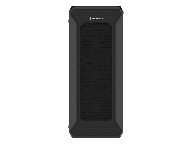 Carcasa Genesis IRID 505F Mid Tower Negru - Sticla Templata - imagine 1