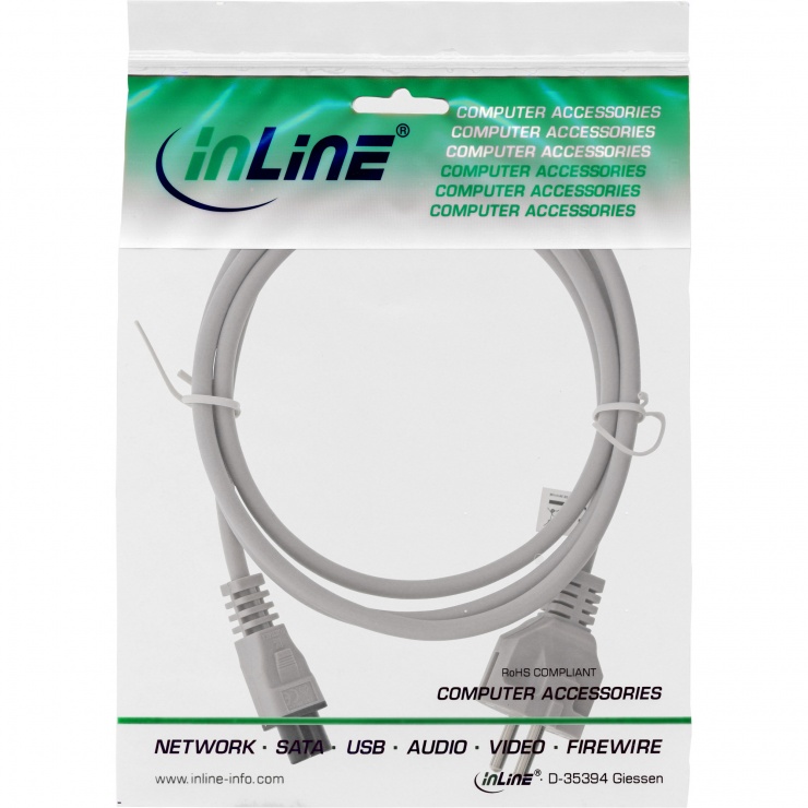 Cablu Alimentare C5, 1.8m, InLine