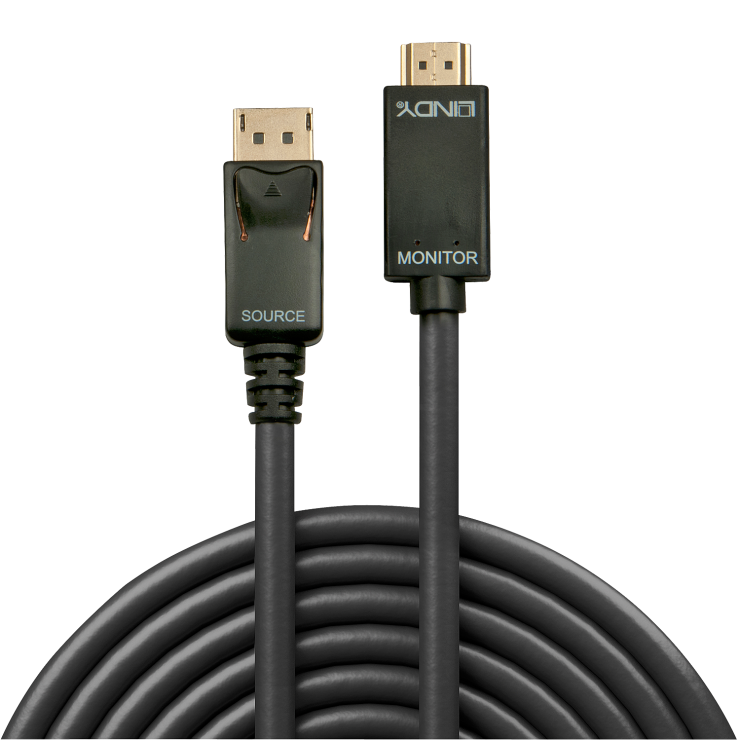 Cablu DisplayPort la HDMI 4K 2m Lindy