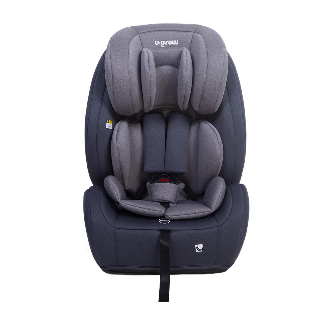 Scaun Auto U-Grow 15 luni-12 ani, ISOFIX, Top Tether, Gri