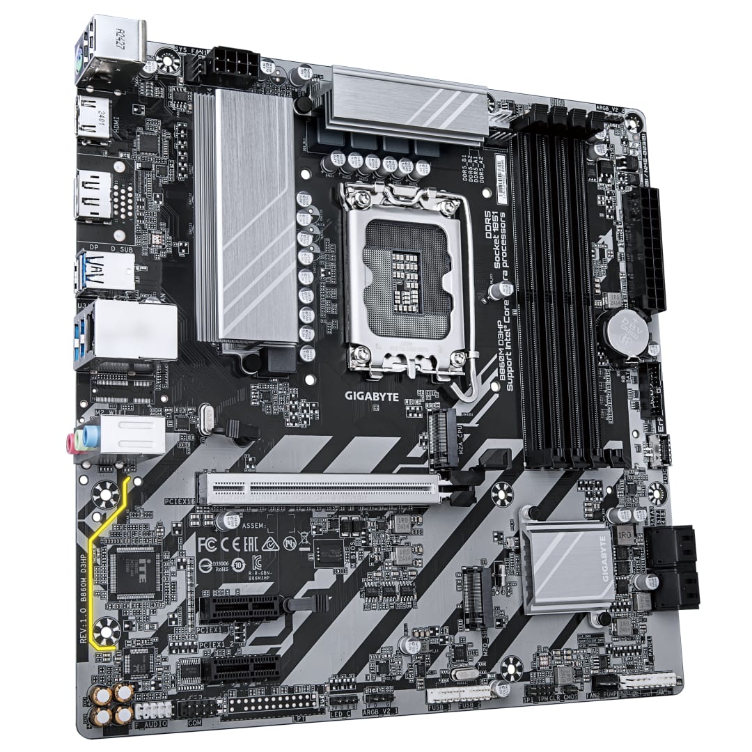 Placă de bază Gigabyte B860M D3HP LGA1851 mATX DDR5 - imagine 4