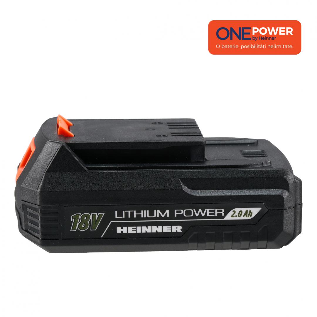 Acumulator Heinner ONE POWER 18V 2.0Ah Li-Ion - Performanță - imagine 3