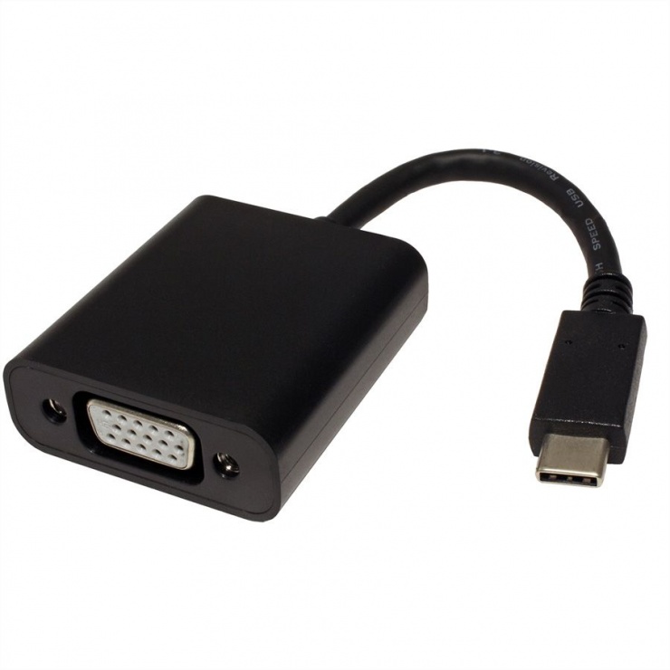 Adaptor USB-C la VGA Value, Portabil și Eficient