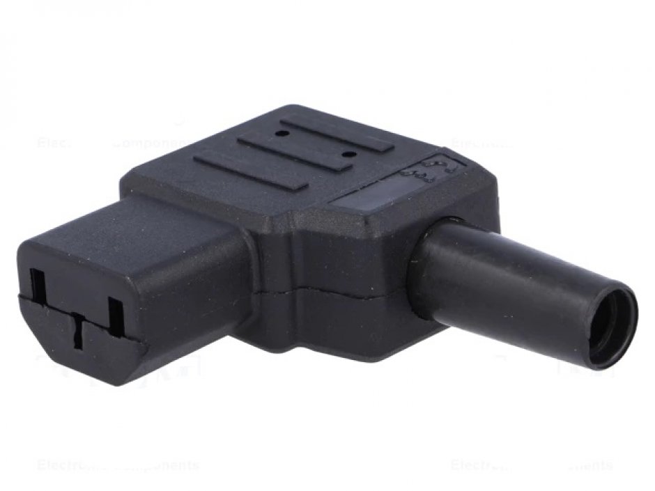 Conector IEC C13 Unghi 250V/10A OEM