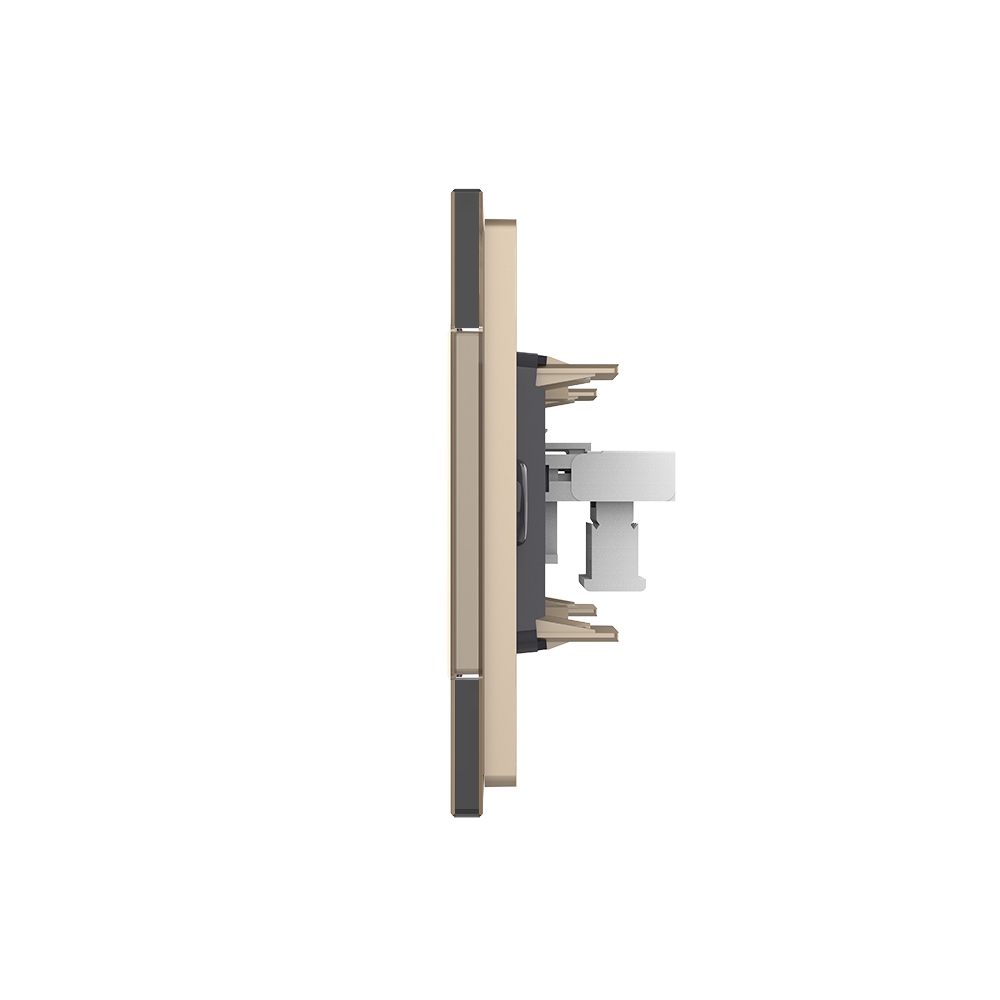 Priza Telefon LIVOLO Sticlă + 2 Sloturi Blank - imagine 11