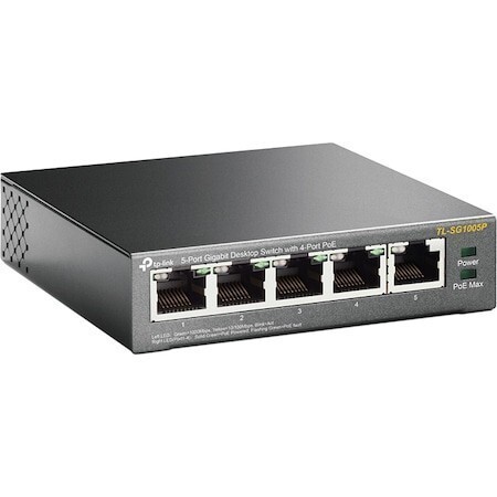 Switch PoE TP-LINK TL-SG1005P - 5 Porturi Gigabit, 65W - imagine 3