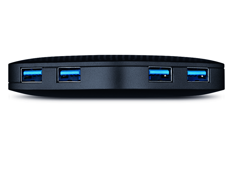 Hub USB TP-Link UH400, 4 Porturi USB 3.0, Negru - imagine 2