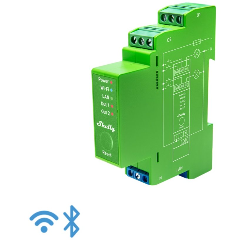 Shelly PRO Dimmer 2PM | Smart Home 2 Canale