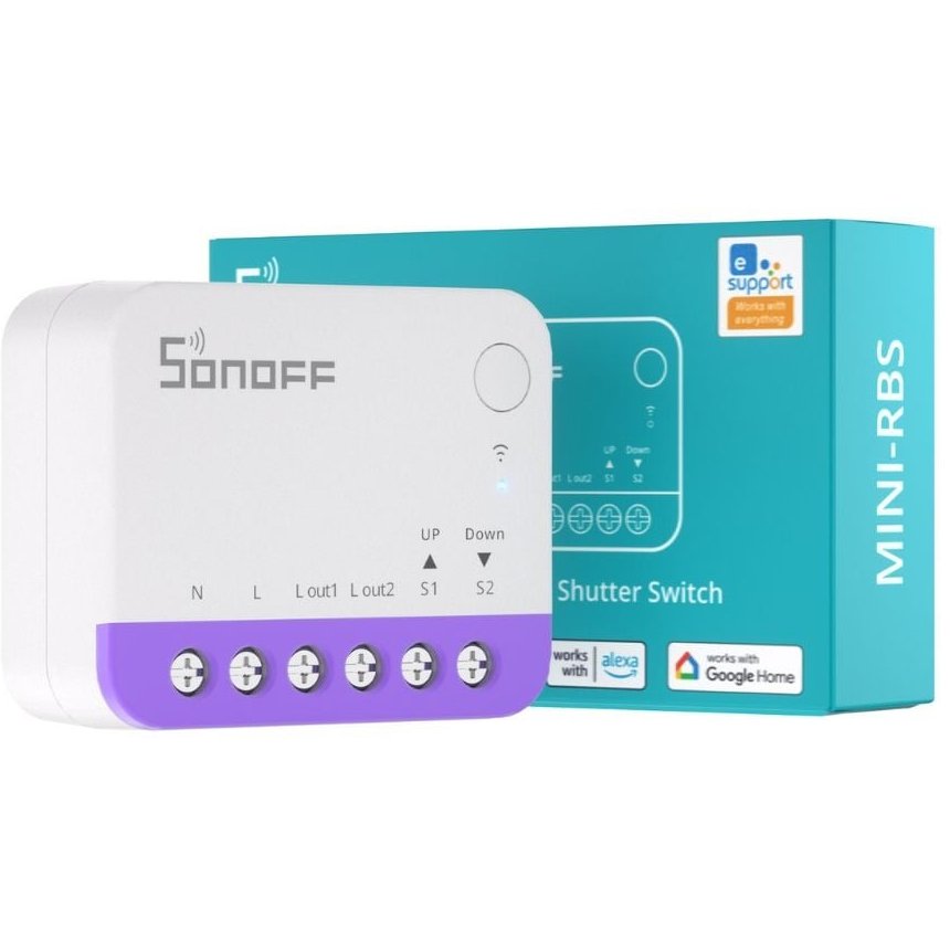 Sonoff MINI-RBS Releu Smart WiFi pentru Rulouri