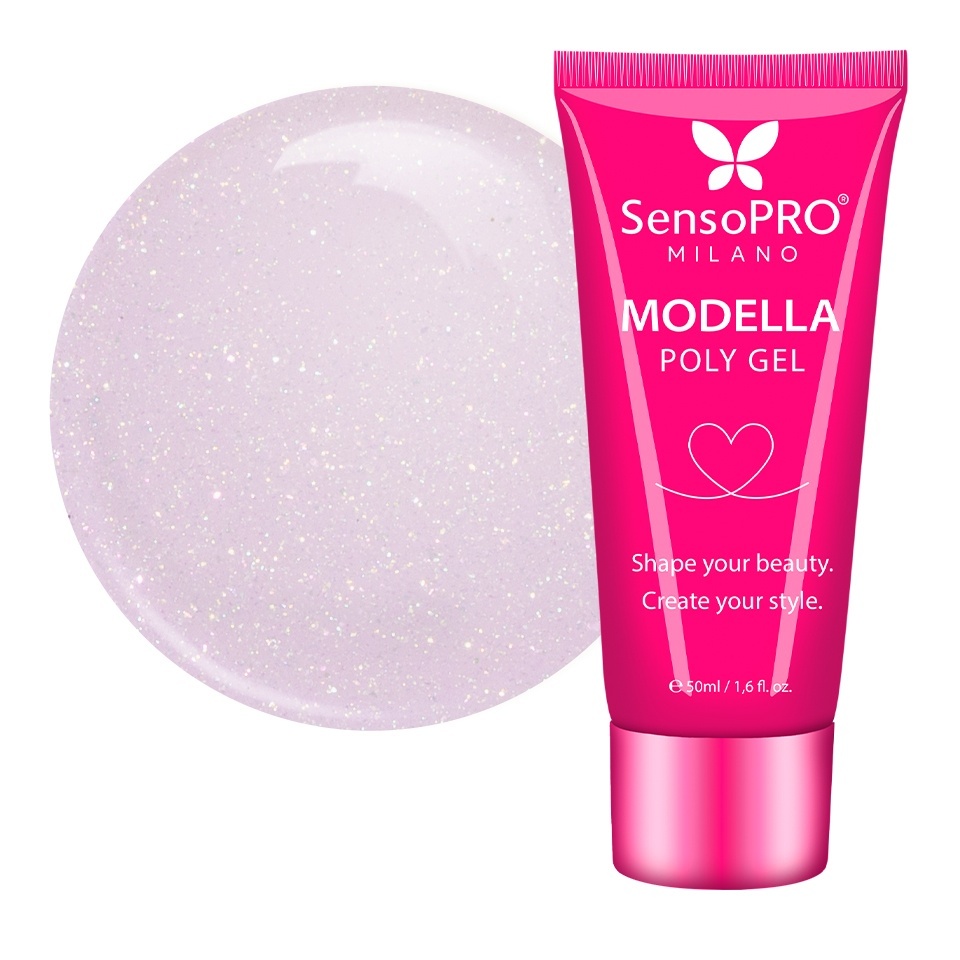 Polygel MODELLA SensoPRO Milano - Rosé Whisper, 50ml