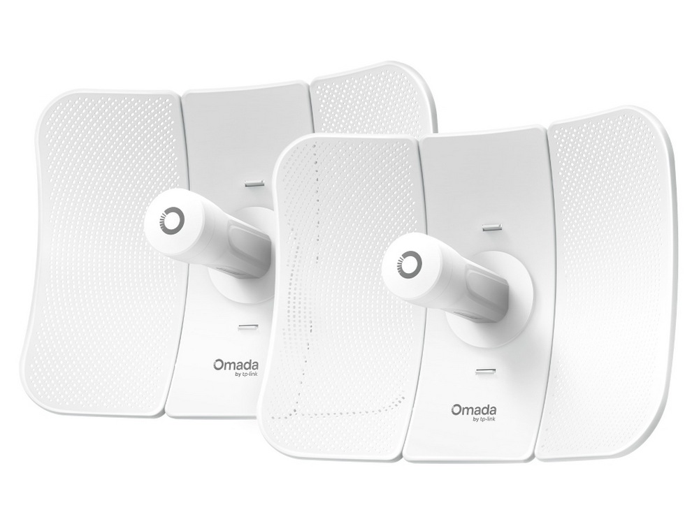 Kit bridge wireless PTP exterior Omada Beam Bridge 5 UR KIT, 5 GHz, 867 Mbps, 15 km, antene 23 dBi, PoE Gigabit, IP65