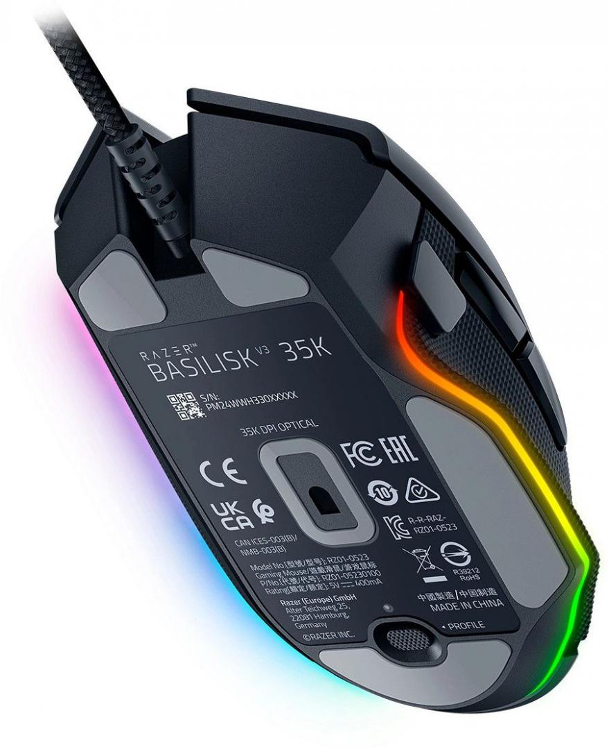 Mouse Gaming Razer Basilisk V3 Pro 35K Wireless - imagine 4