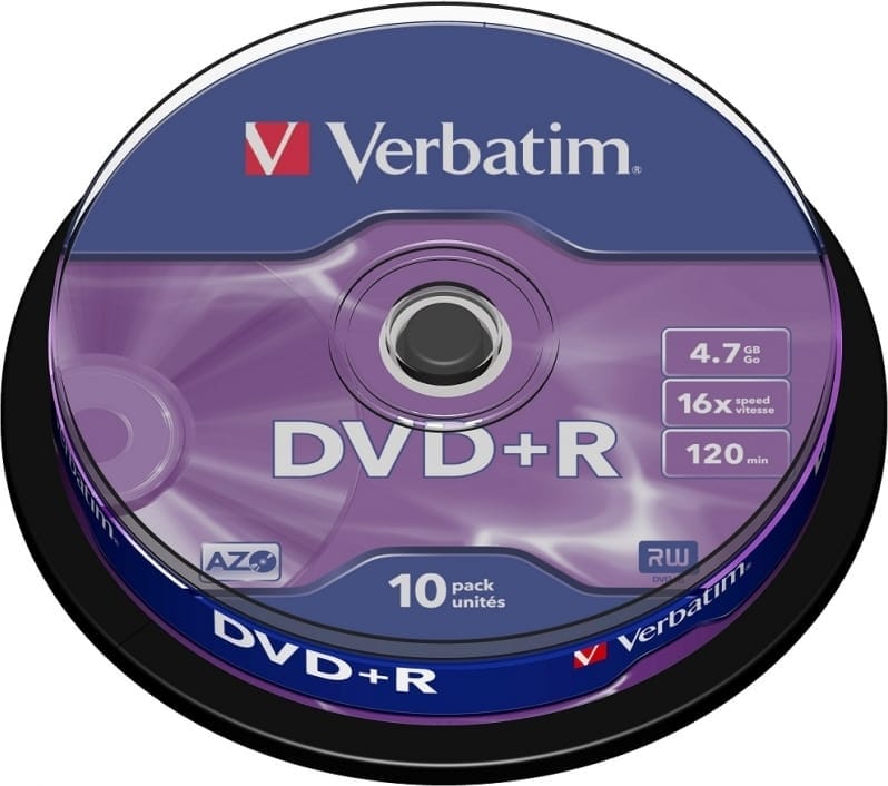 DVD+R Verbatim 4.7GB 16x 10 buc - Disc Single Layer Calitate Premium - imagine 2