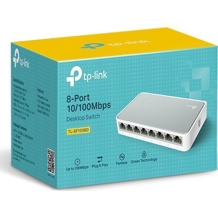 Switch TP-LINK TL-SF1008D 8 Porturi Fast Ethernet - imagine 5