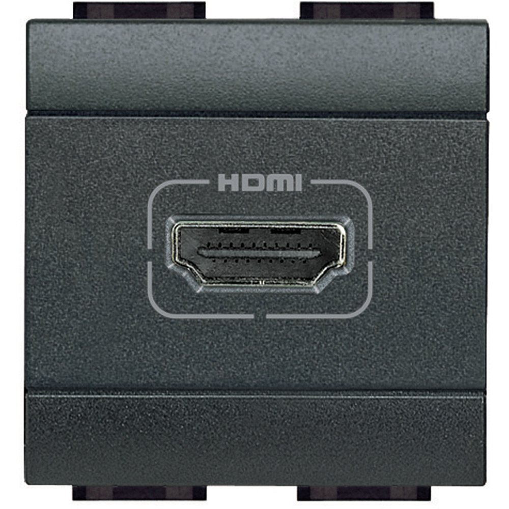 Priza HDMI 2 module Bticino Living Light, Antracit