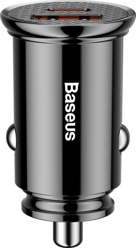 Încărcător Auto Baseus Circular PPS 30W Dublu USB Negru - imagine 4