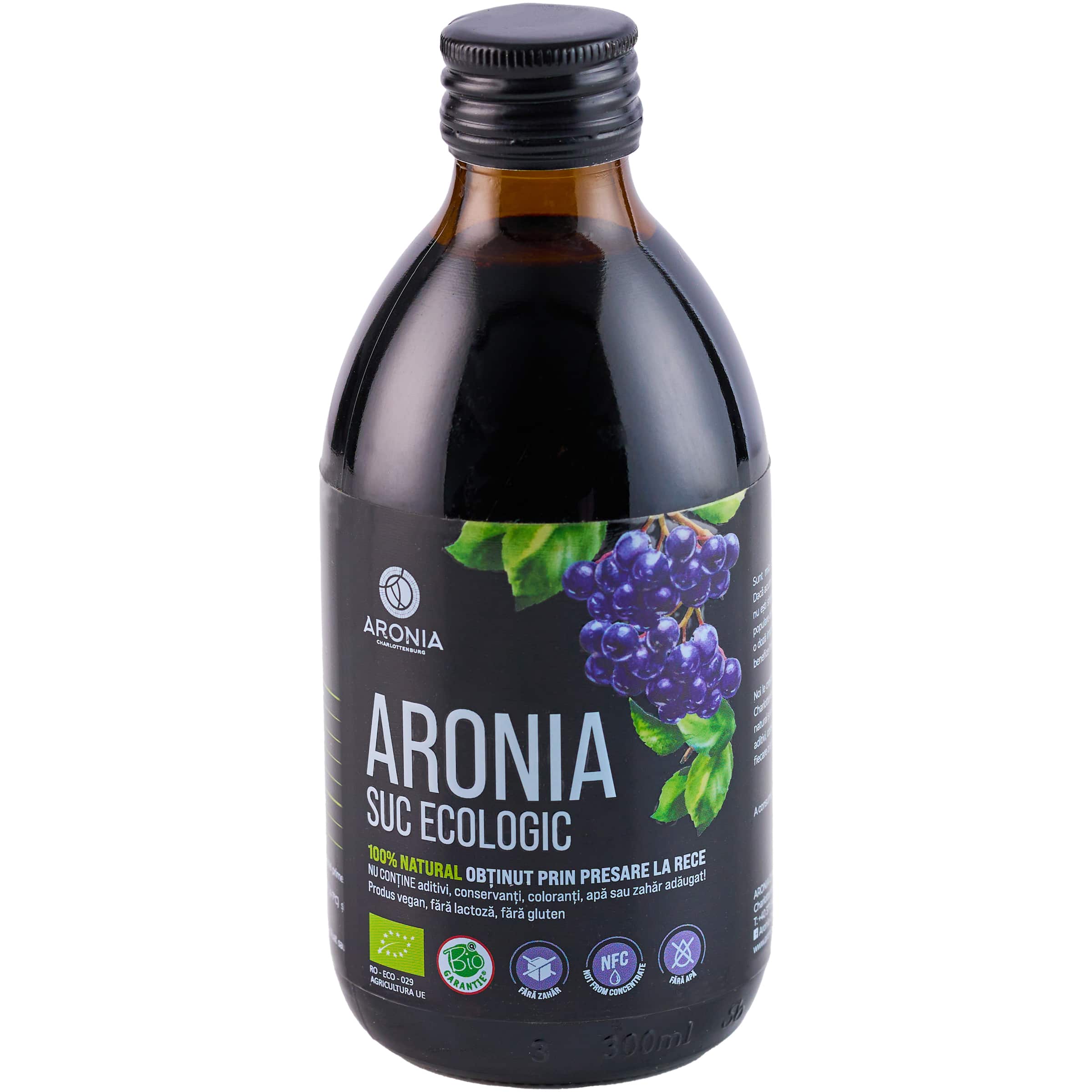 Suc Aronia ECO 300ml Charlottenburg - Natural