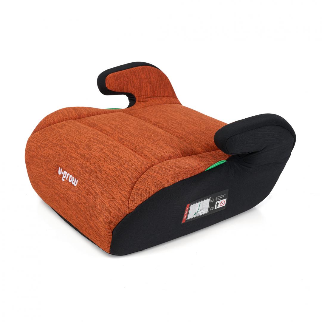 Înălțător Auto U-Grow 125-150 cm i-Size Negru/Cărămiziu