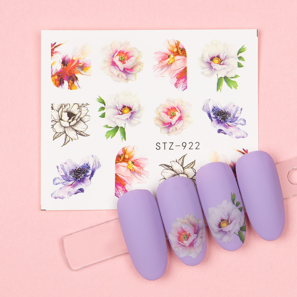 Tatuaje Unghii LUXORISE Flower Mix | Manichiură Rapidă