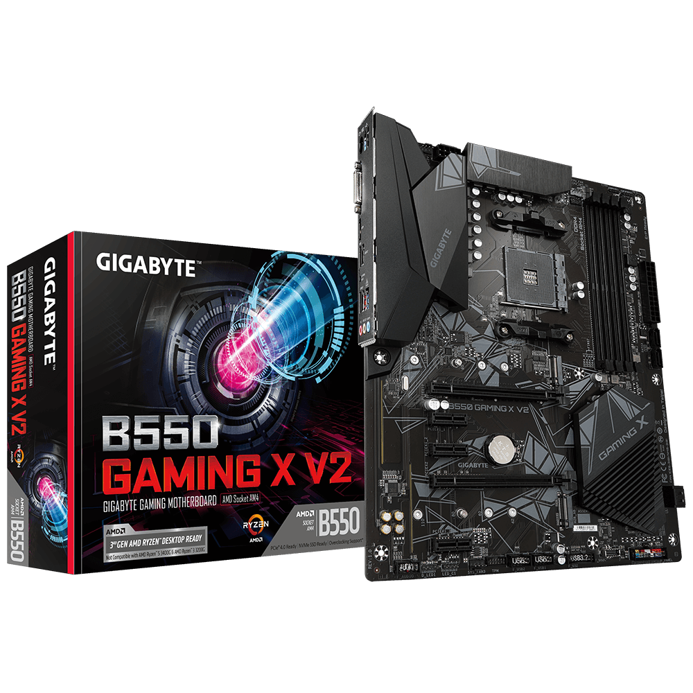 Placă Bază GIGABYTE B550 GAMING X V2 AM4 PCIe 4.0 - imagine 2
