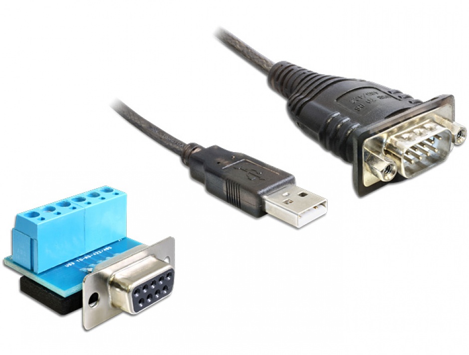 Adaptor Delock USB la Serial RS-422/485 0.8m