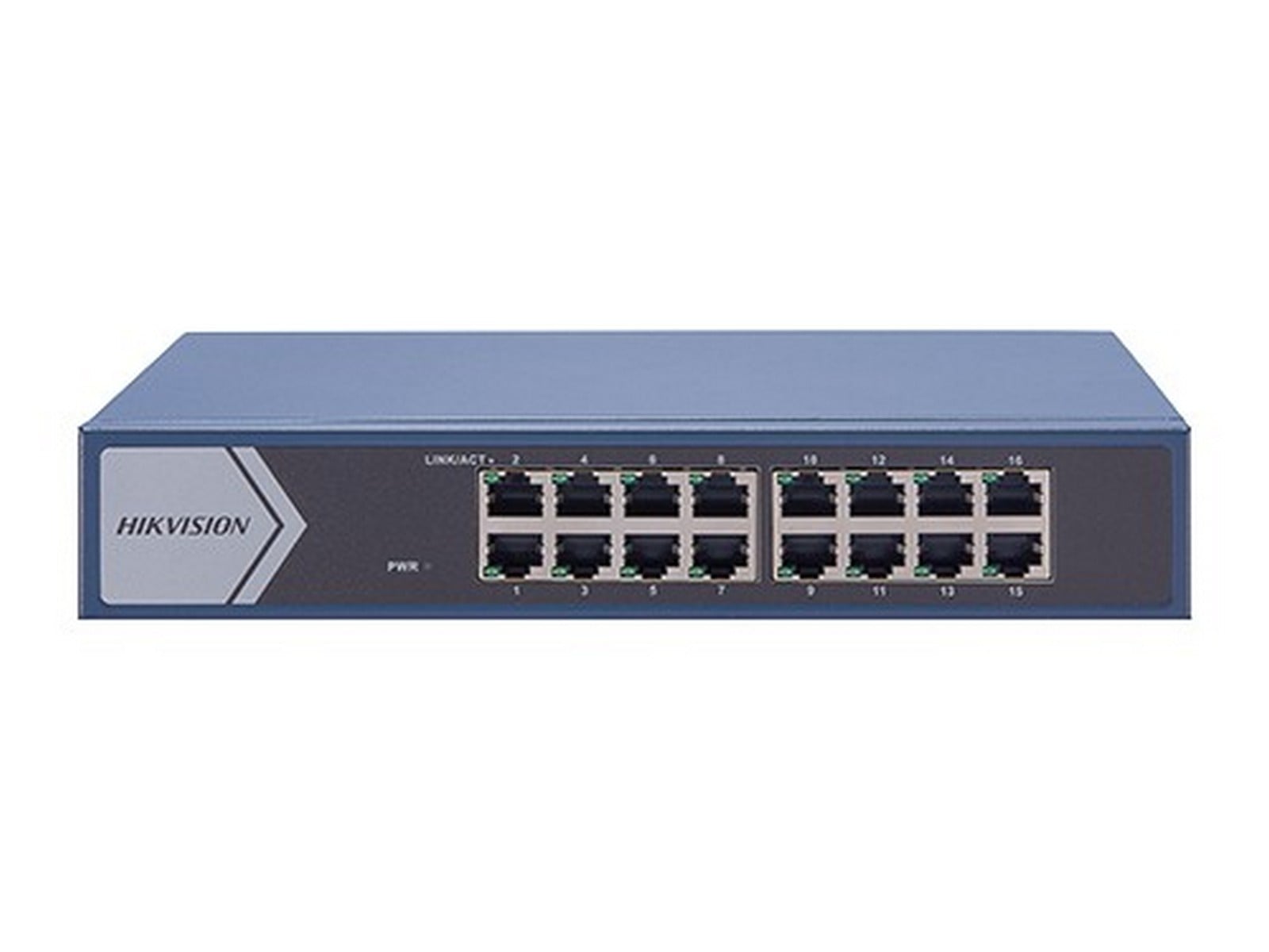 Switch Hikvision DS-3E0516-E, 16 Porturi Gigabit, Metal