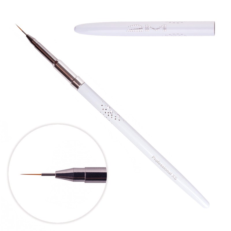 Pensula Nail Art 2M White XS | Nailshop