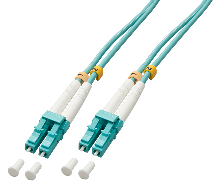 Cablu Fibra Optica LC-LC OM3 Duplex 100m Lindy