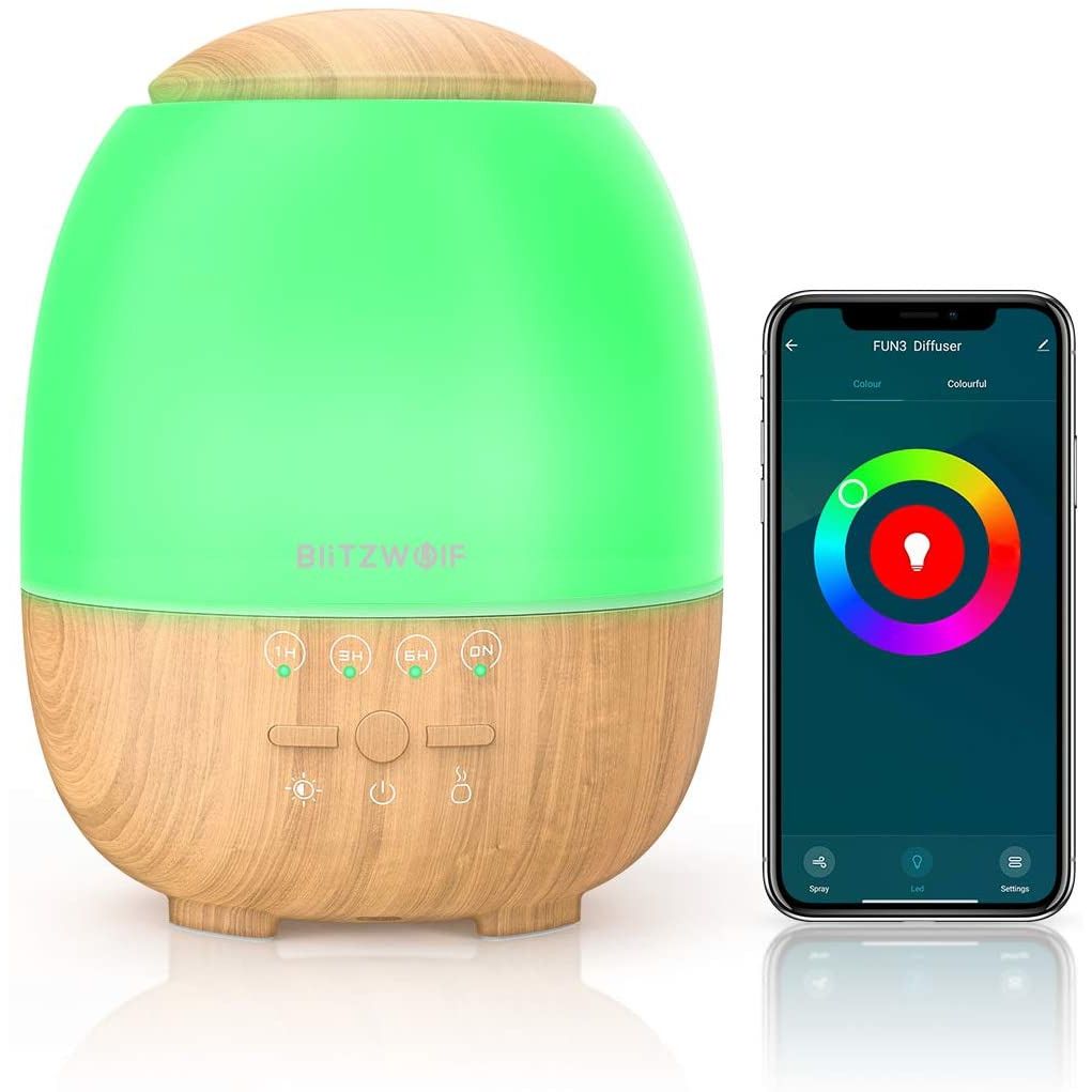 Umidificator Smart BlitzWolf BW-FUN3, Wi-Fi & LED - imagine 5
