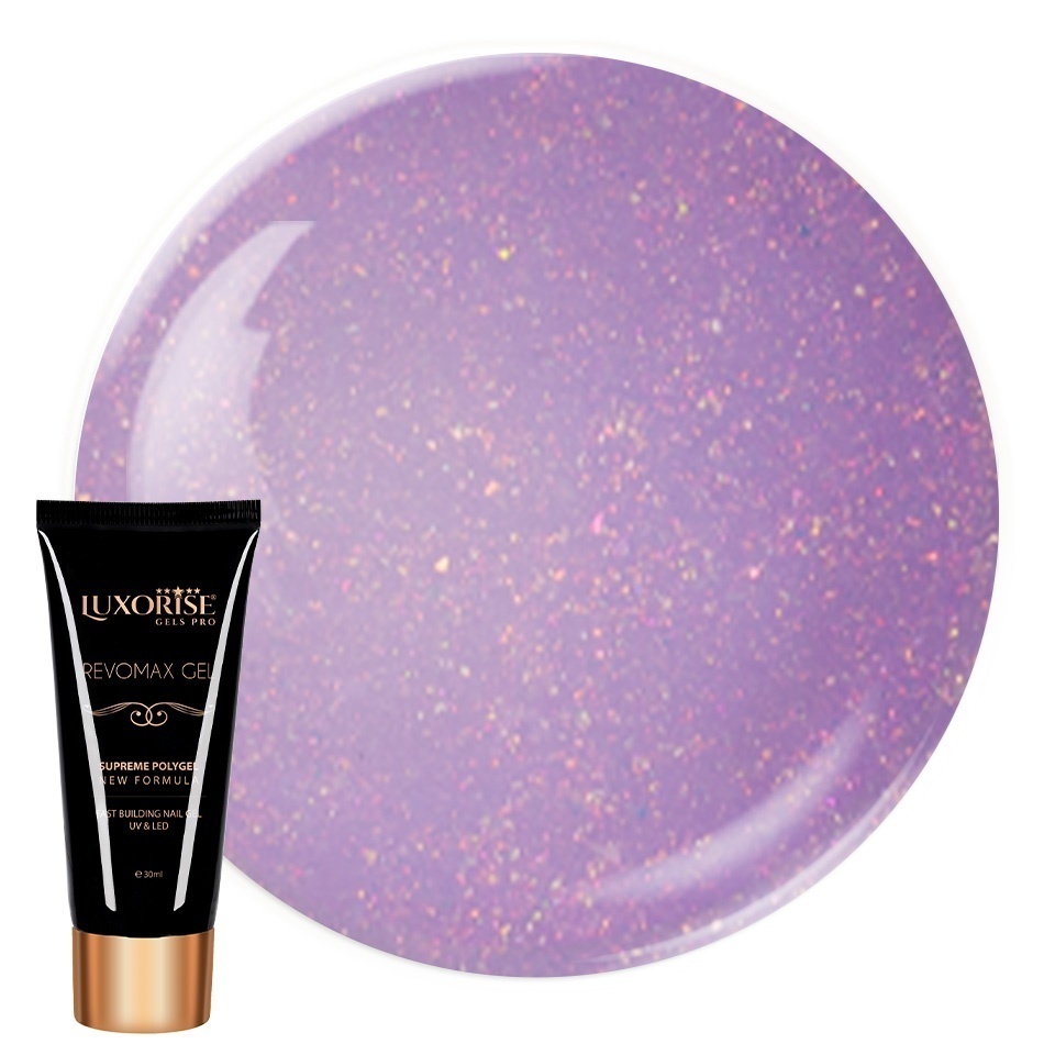 Polygel Luxorise Milky Rose 30ml - Modelare Ușoară