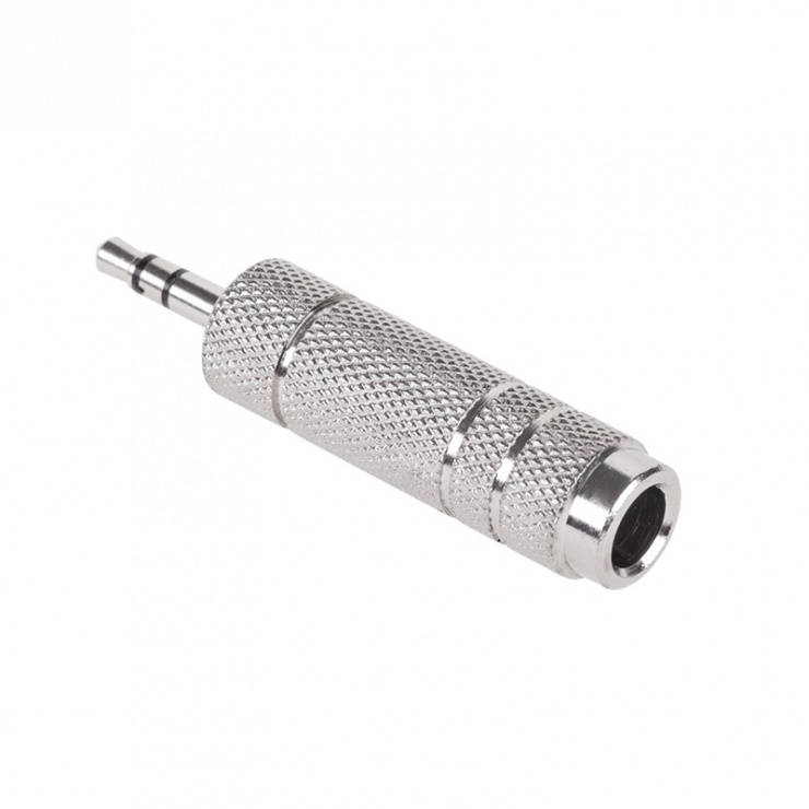 Adaptor Audio 6.35mm la 3.5mm Metalic OEM