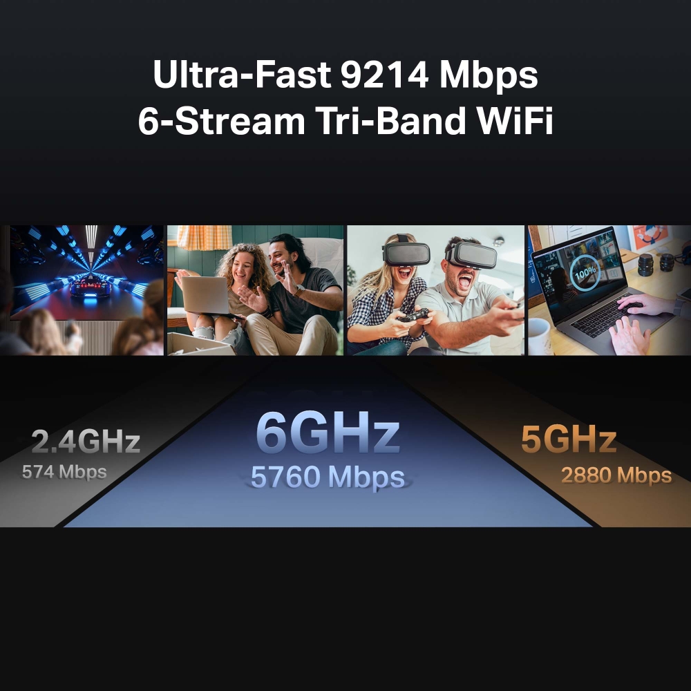 Router TP-Link Archer BE550 Wi-Fi 7, 2.5G - imagine 6