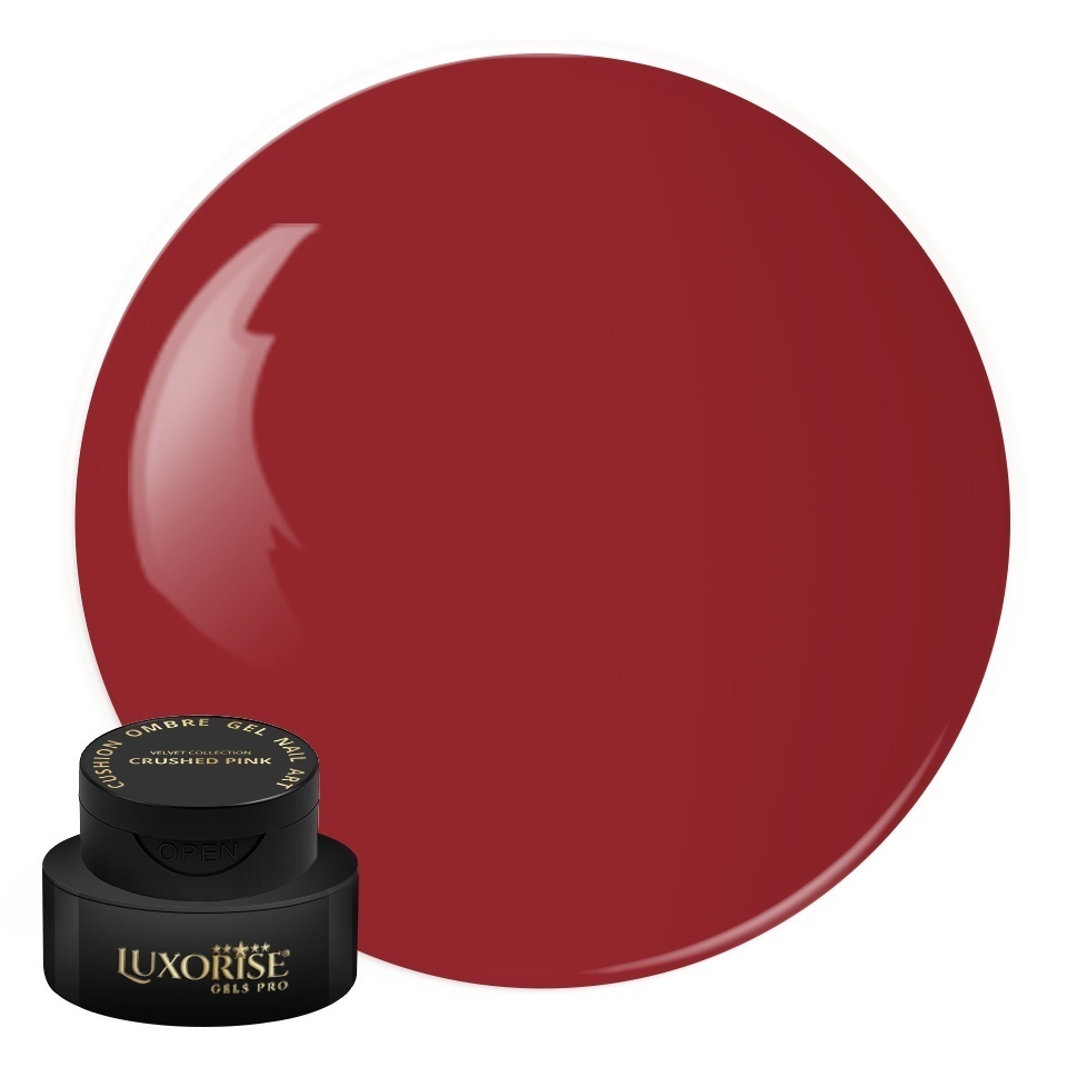 Gel UV Nail Art Babyboomer LUXORISE Cushion Ombre Velvet - Crushed Pink, 2ml