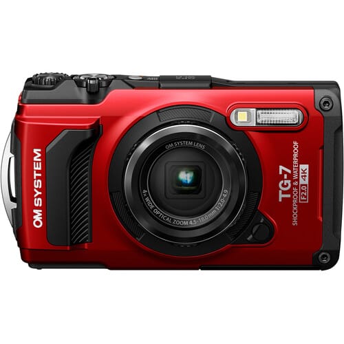 Aparat Foto Olympus TG-7 Roșu - Rezistent la Apă 15m și Șocuri - imagine 18