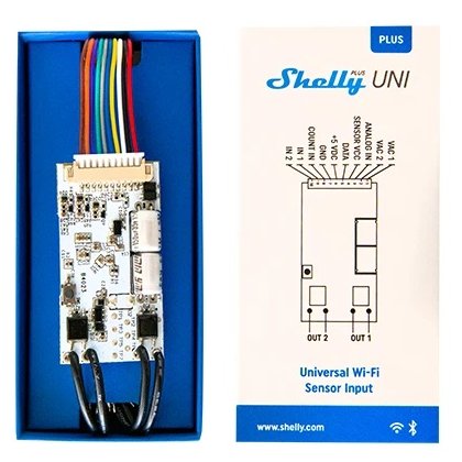 Shelly Plus Uni: Modul Wi-Fi Universal Smart Home