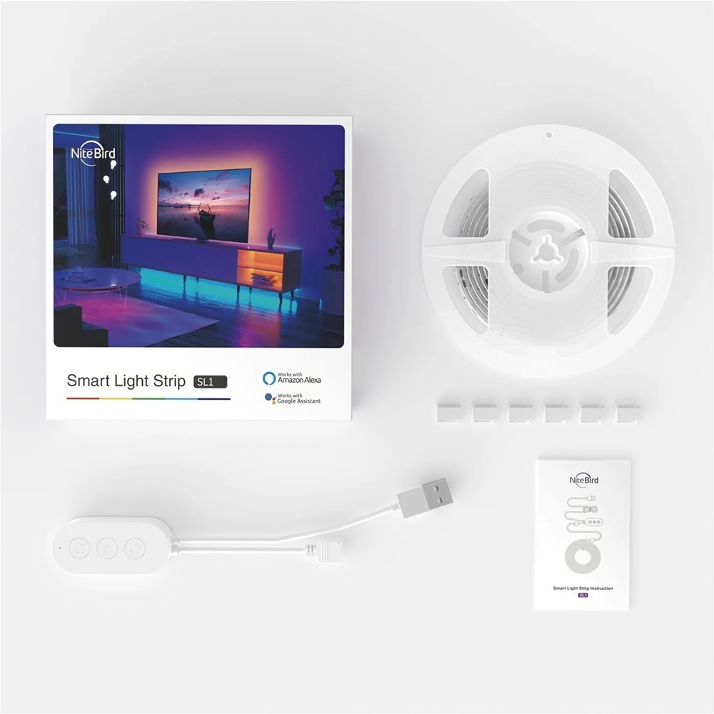 Kit Banda LED Smart NiteBird, Wi-Fi, 10m, Control App - imagine 2