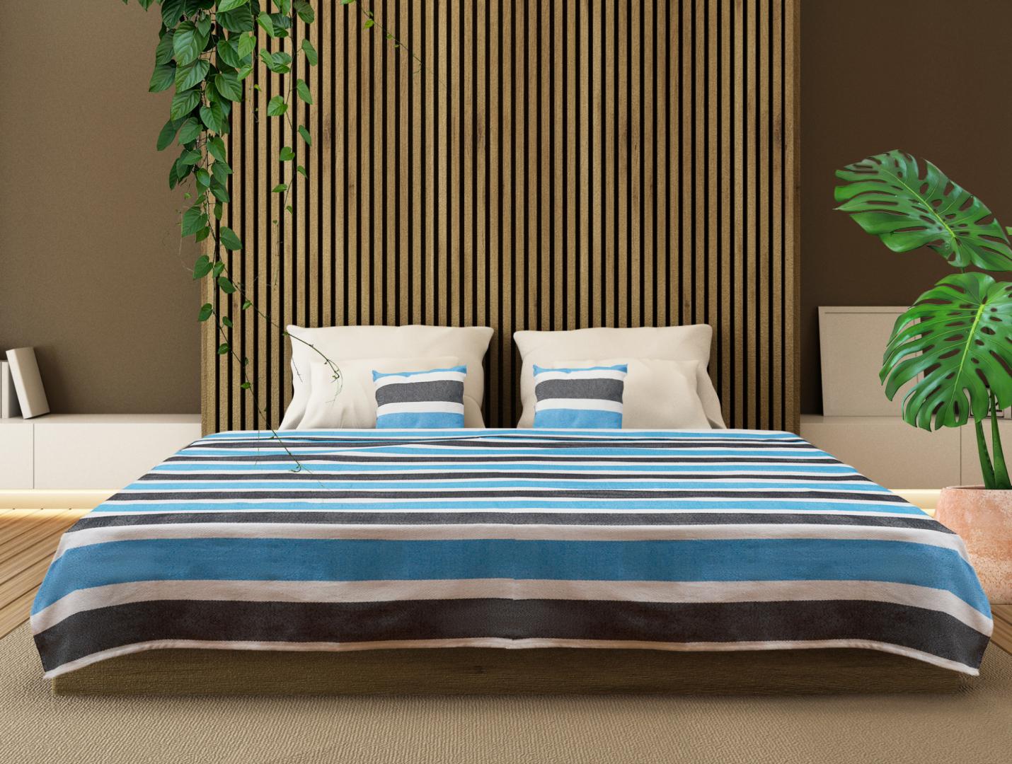 Cuvertura Pat Zia King Size 200x220cm - Bumbac Mix Confort - imagine 6